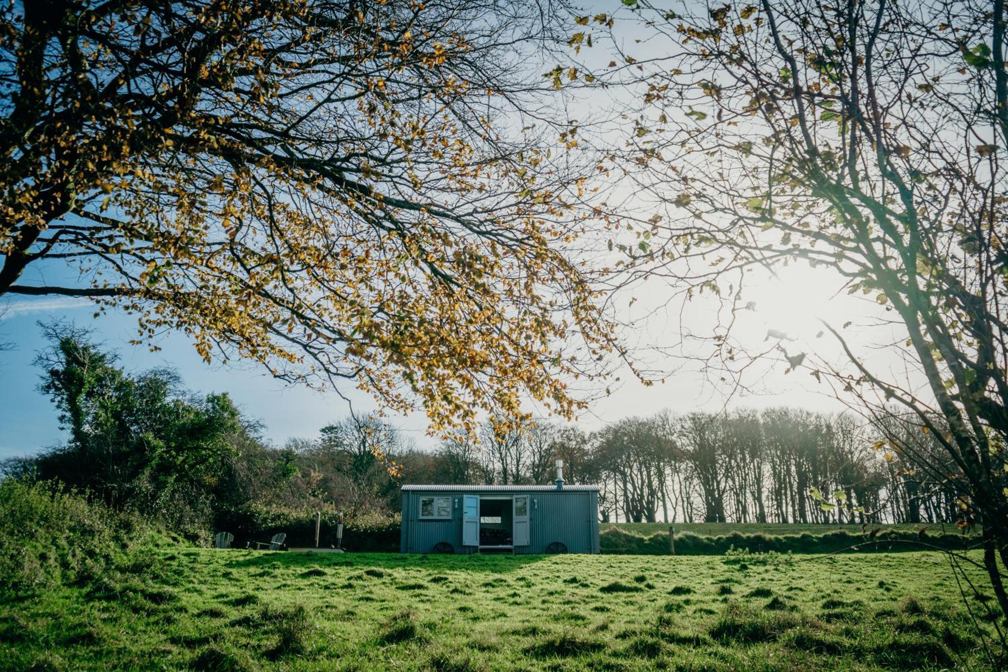 Blatchford Briar - Award Winning Private Shephards Huts With Their Own Secluded Hot Tubs Milton Abbot Exterior photo